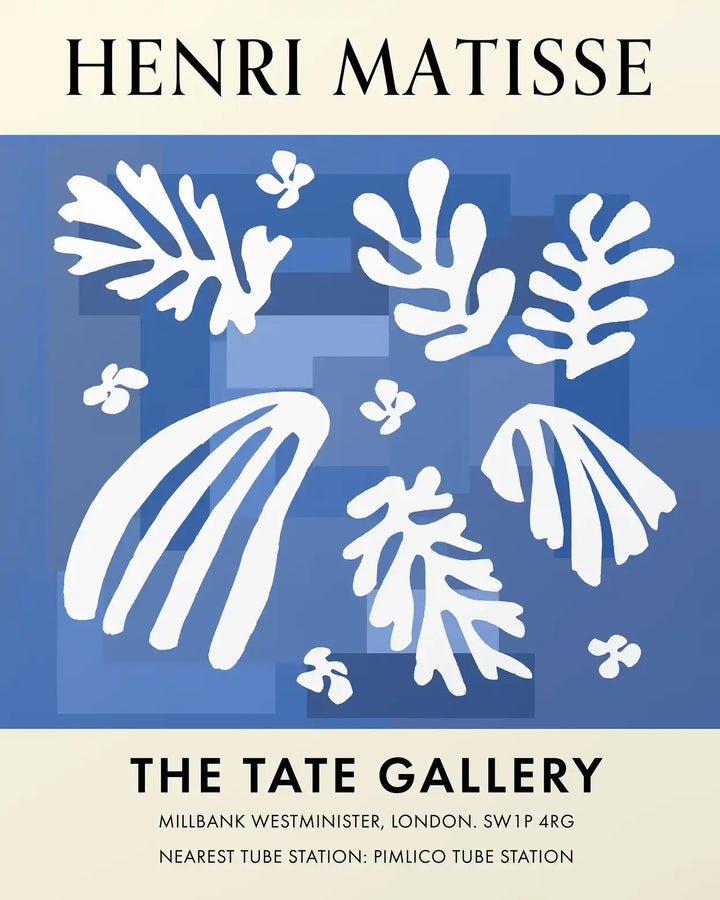 Blue Leaves - Henri Matisse artwork print
