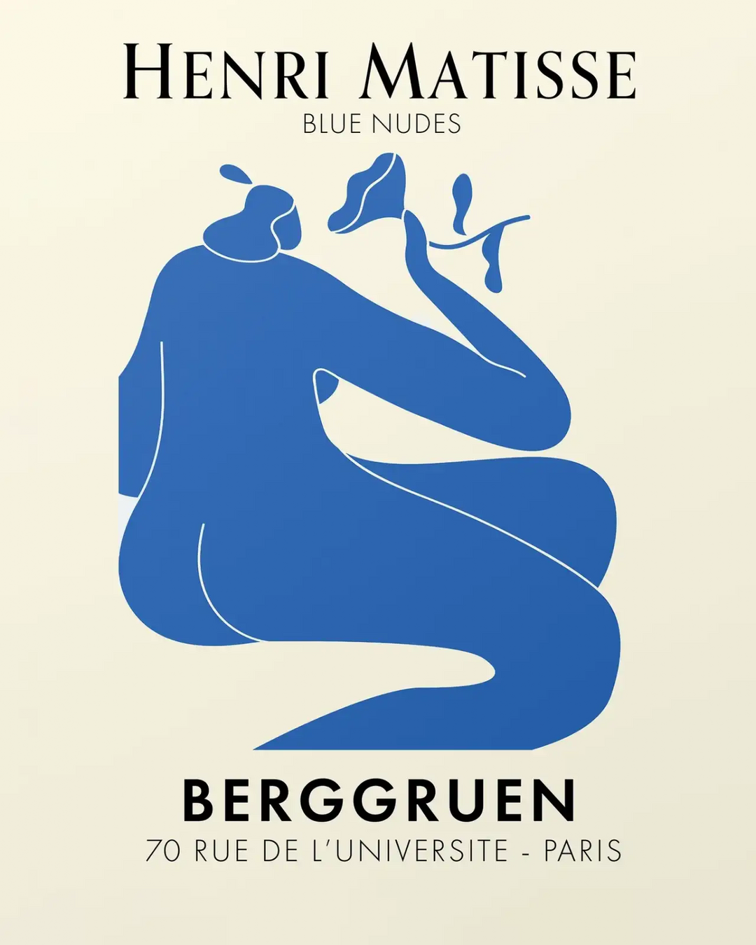 Blue Nudes - Henri Matisse 2 artwork print