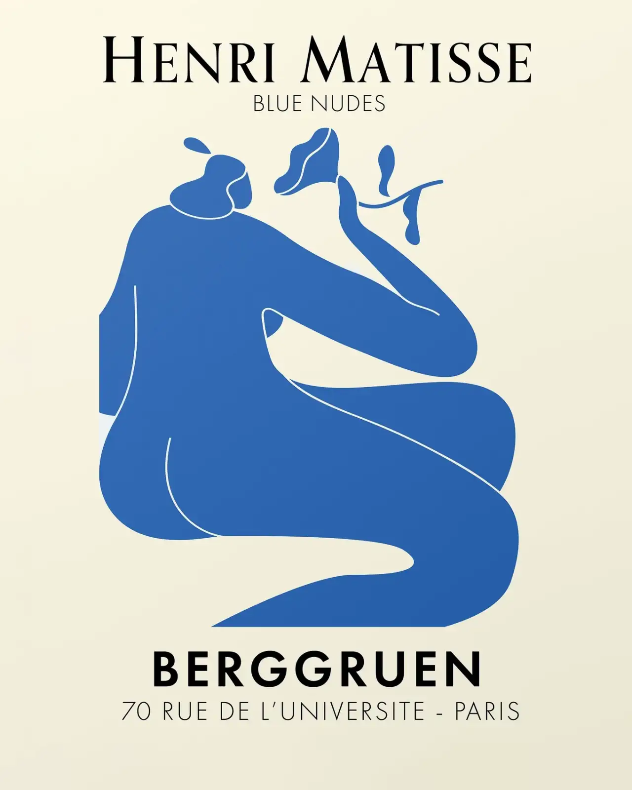 Blue Nudes - Henri Matisse 2 artwork print