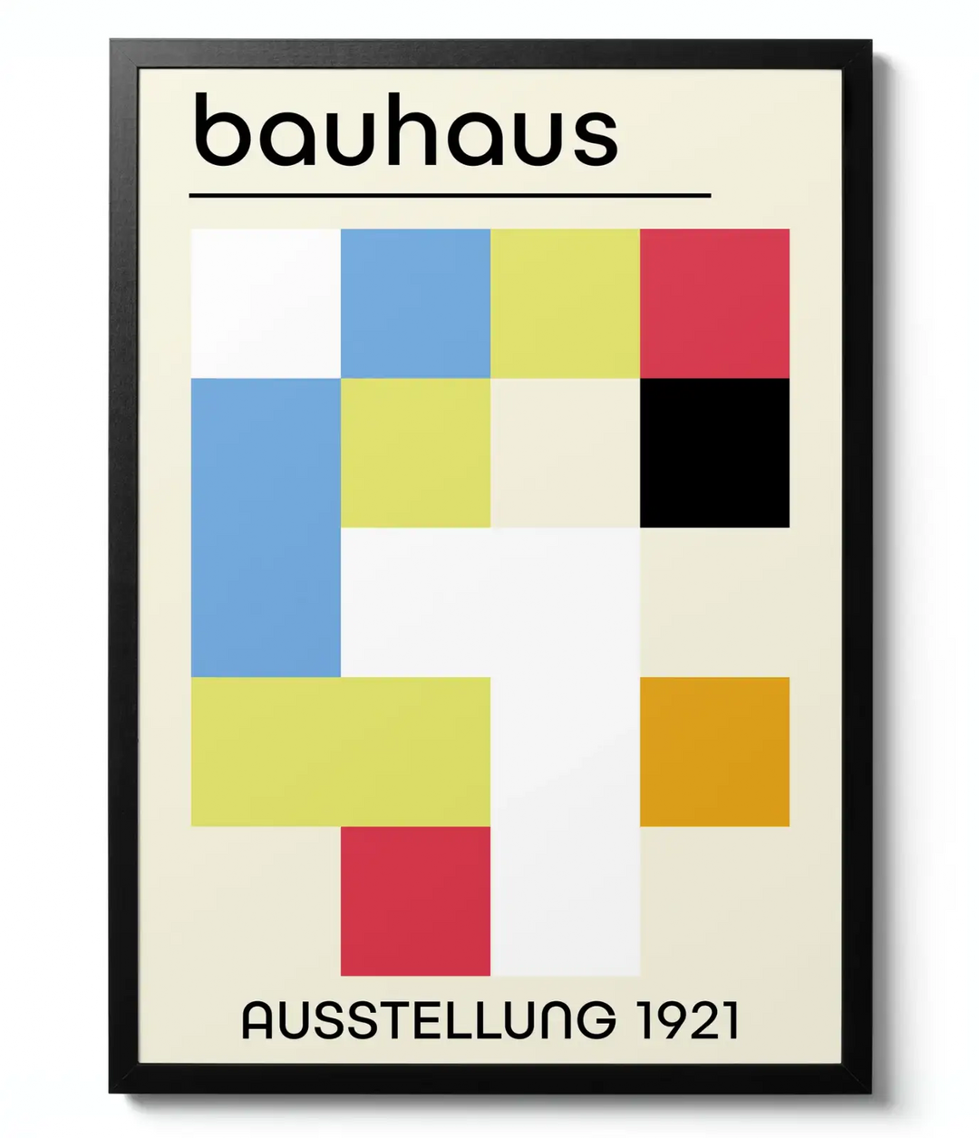 Bauhaus Squares 1 artwork print