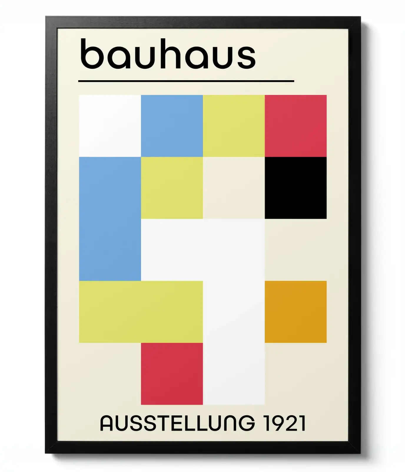 Bauhaus Squares 1 artwork print
