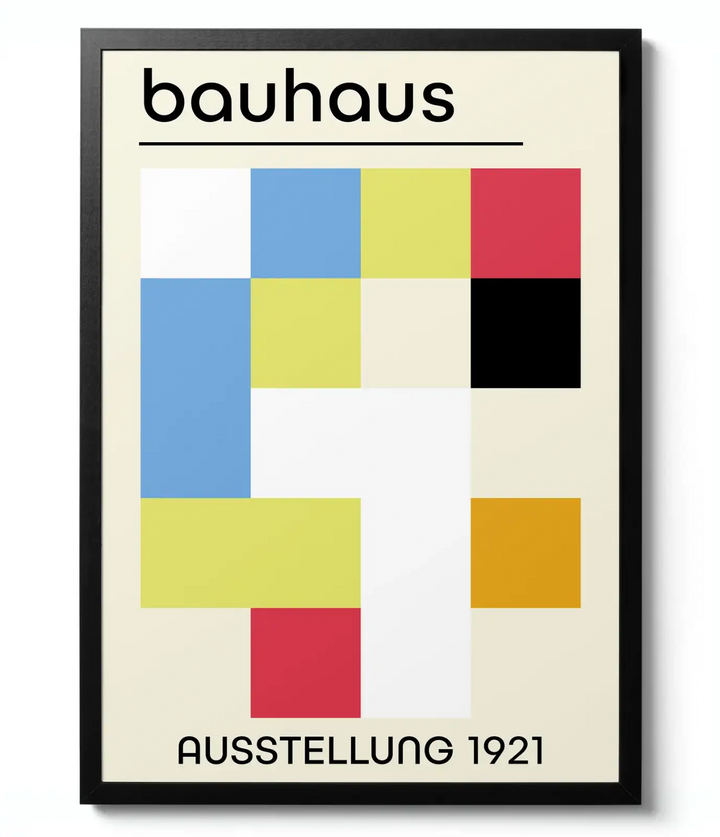 Bauhaus Squares 1 artwork print