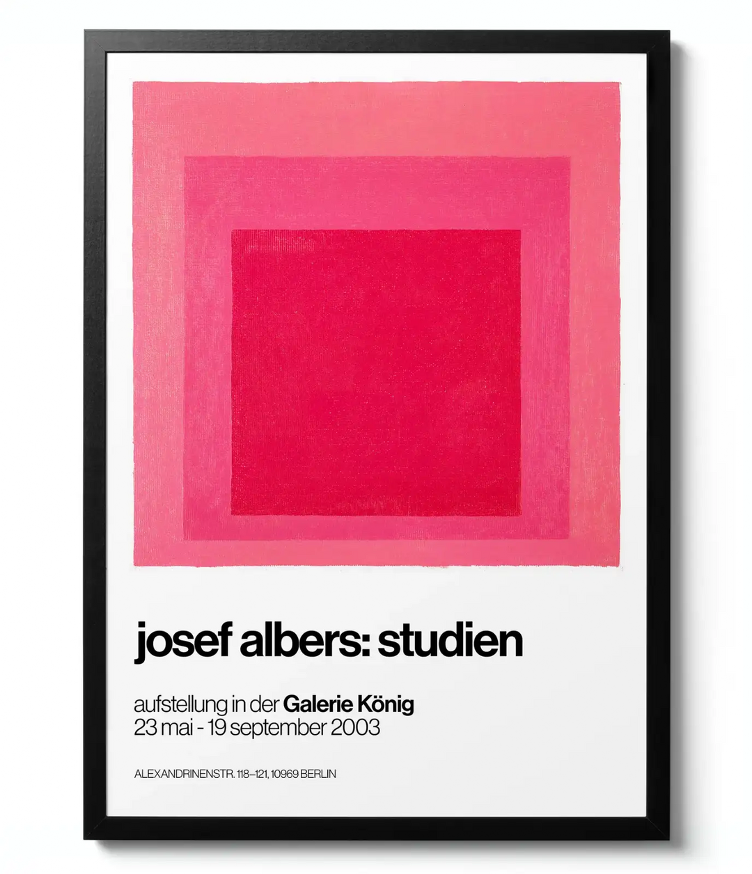 Homage to the Square Pink - Josef Albers artwork print