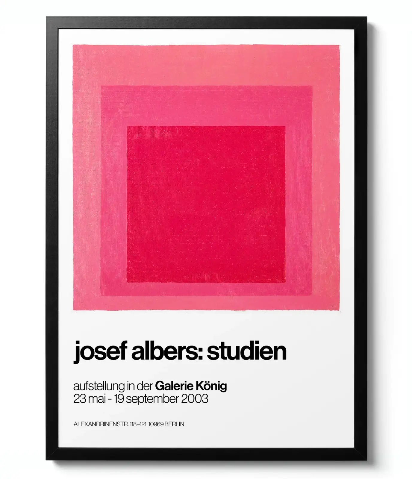 Homage to the Square Pink - Josef Albers artwork print