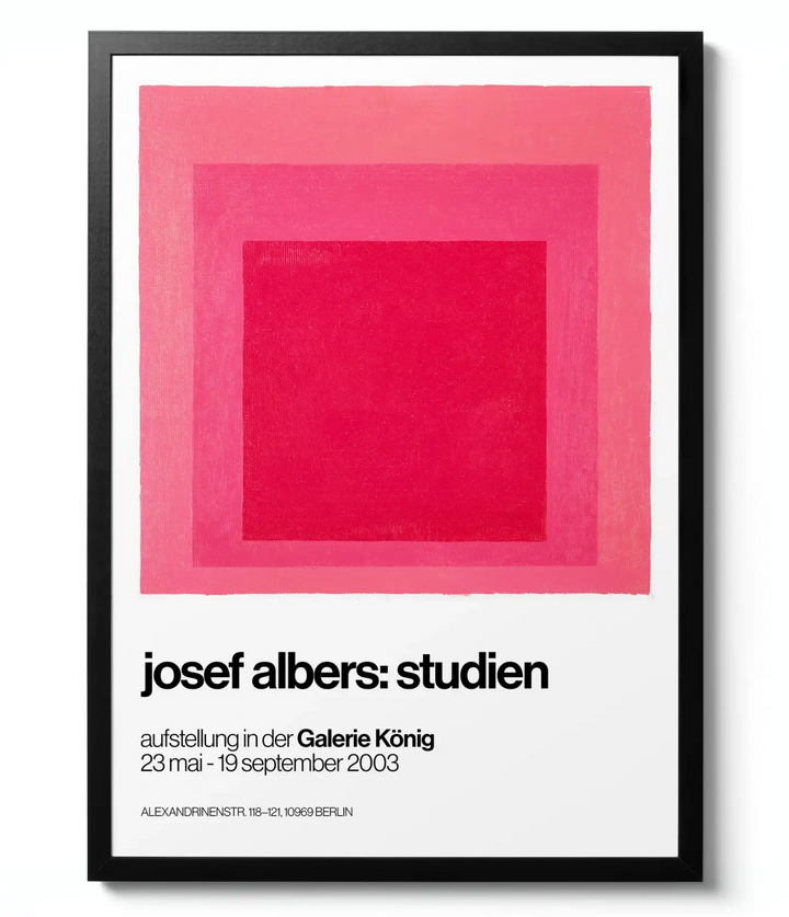 Homage to the Square Pink - Josef Albers artwork print