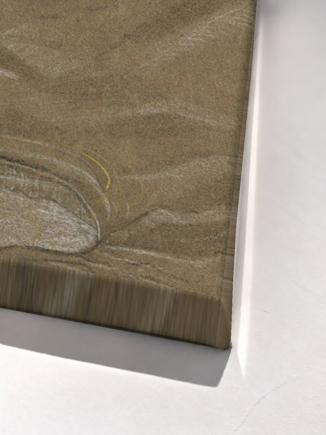 A Shell Crater (1918) by Paul Nash stretched canvas corner detail