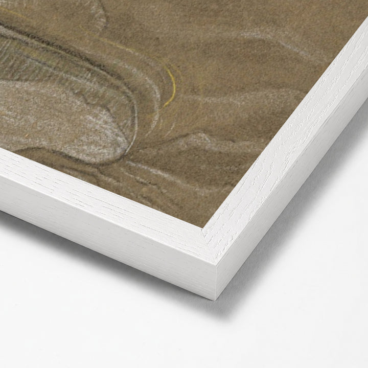 A Shell Crater (1918) by Paul Nash white stock paper frame corner detail