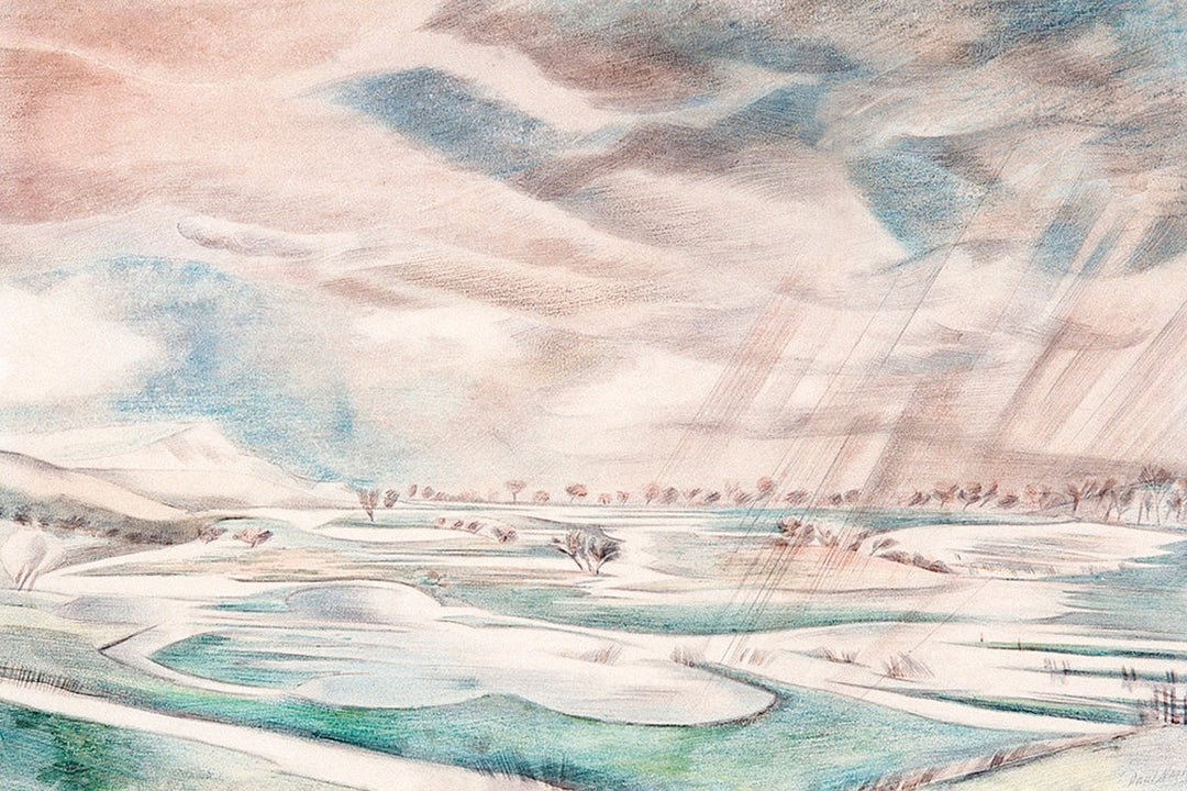 A rainy day by Paul Nash customizable wall art print from 905Print