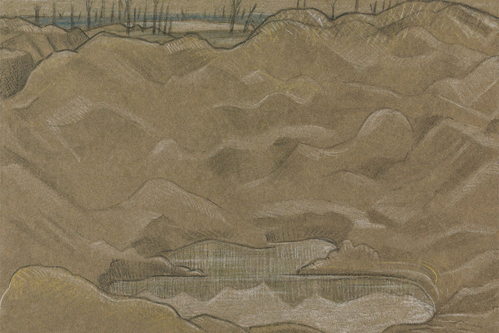 A Shell Crater (1918) by Paul Nash customizable wall art print from 905Print