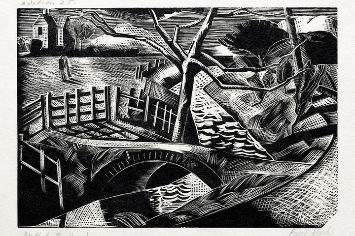 Dyke by the Road by Paul Nash customizable wall art print from 905Print