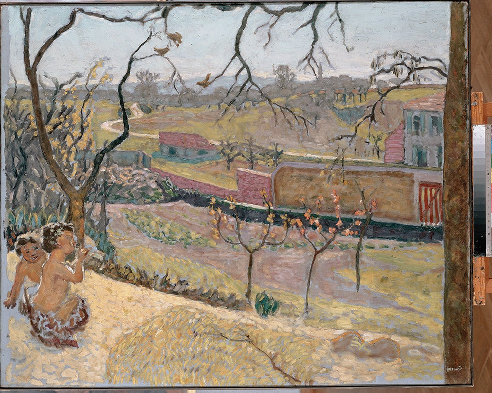 Early Spring. Little Fauns by Pierre Bonnard customizable wall art print from 905Print