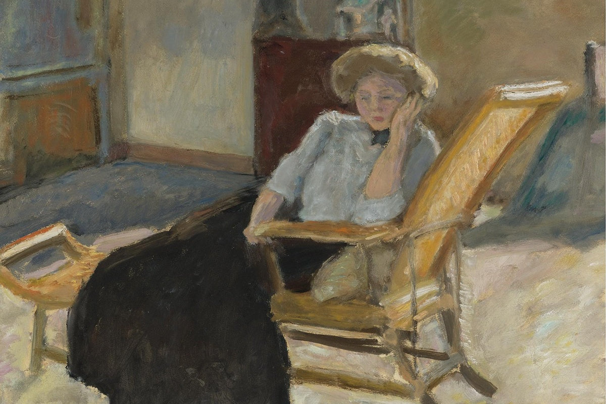 Femme Assise by Pierre Bonnard customizable wall art print from 905Print