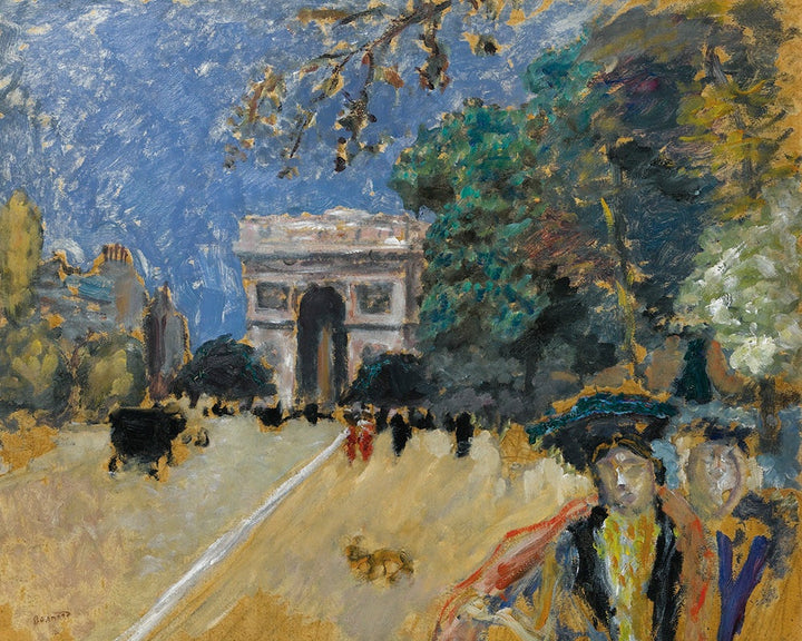L'Arc De Triomphe by Pierre Bonnard customizable wall art print from 905Print