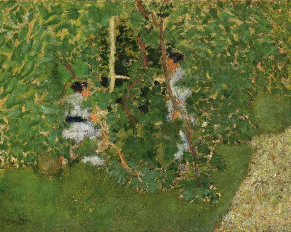 La Charmille by Pierre Bonnard customizable wall art print from 905Print
