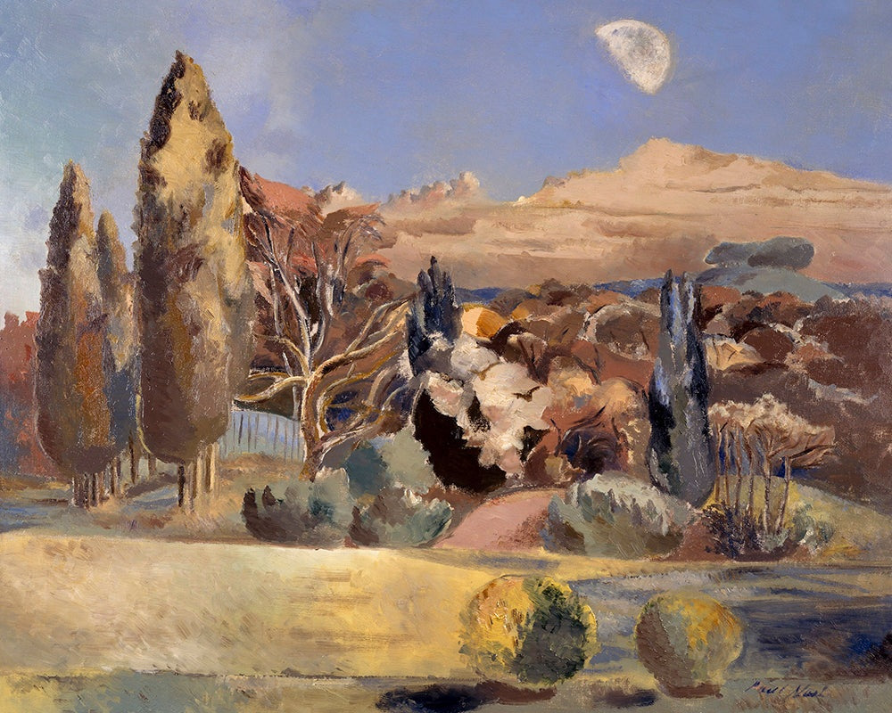 Landscape of the Moon's First Quarter by Paul Nash customizable wall art print from 905Print