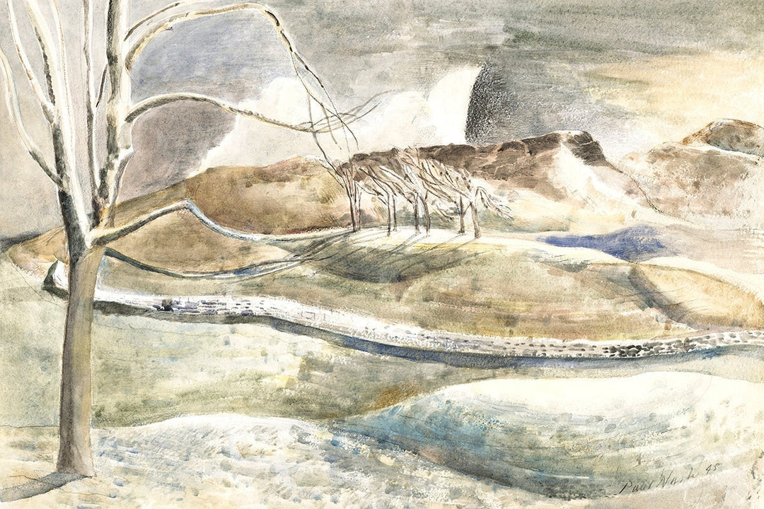 Moonrise over Cleeve Hill by Paul Nash customizable wall art print from 905Print