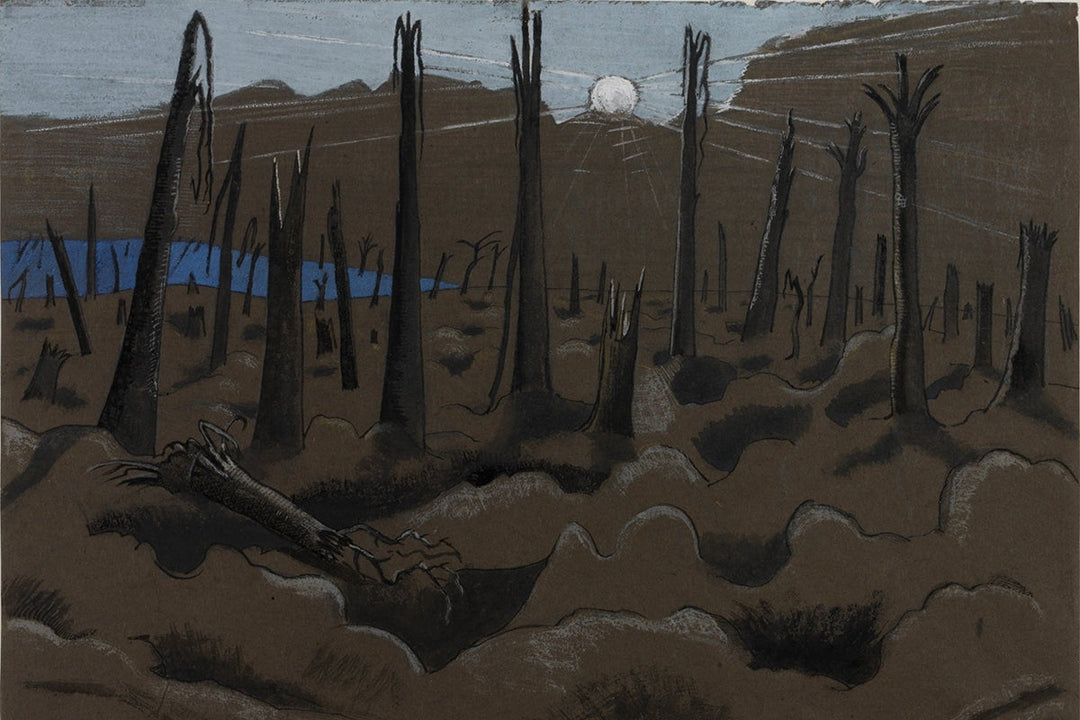 Sunrise, Inverness Copse by Paul Nash customizable wall art print from 905Print