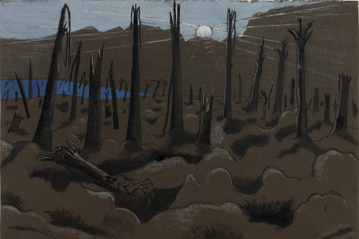 Sunrise, Inverness Copse by Paul Nash customizable wall art print from 905Print