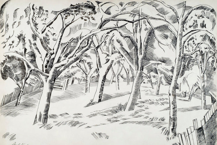 The Orchard by Paul Nash customizable wall art print from 905Print