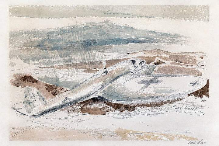The Raider on the Moors by Paul Nash customizable wall art print from 905Print