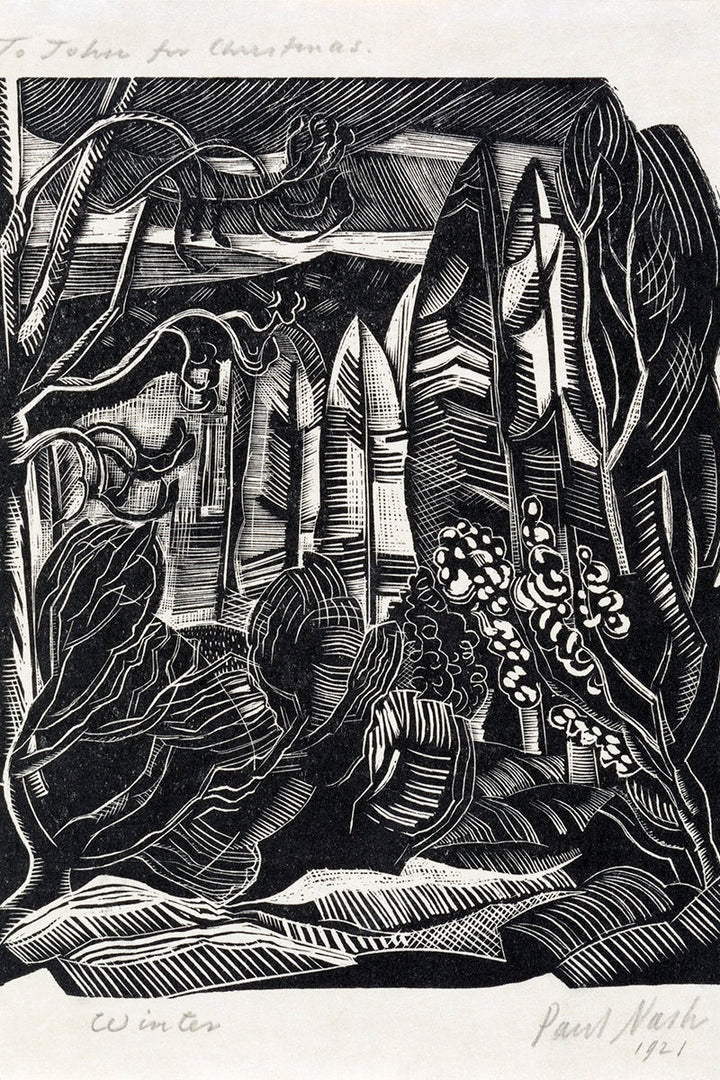 Winter, Hampden (1921) by Paul Nash customizable wall art print from 905Print