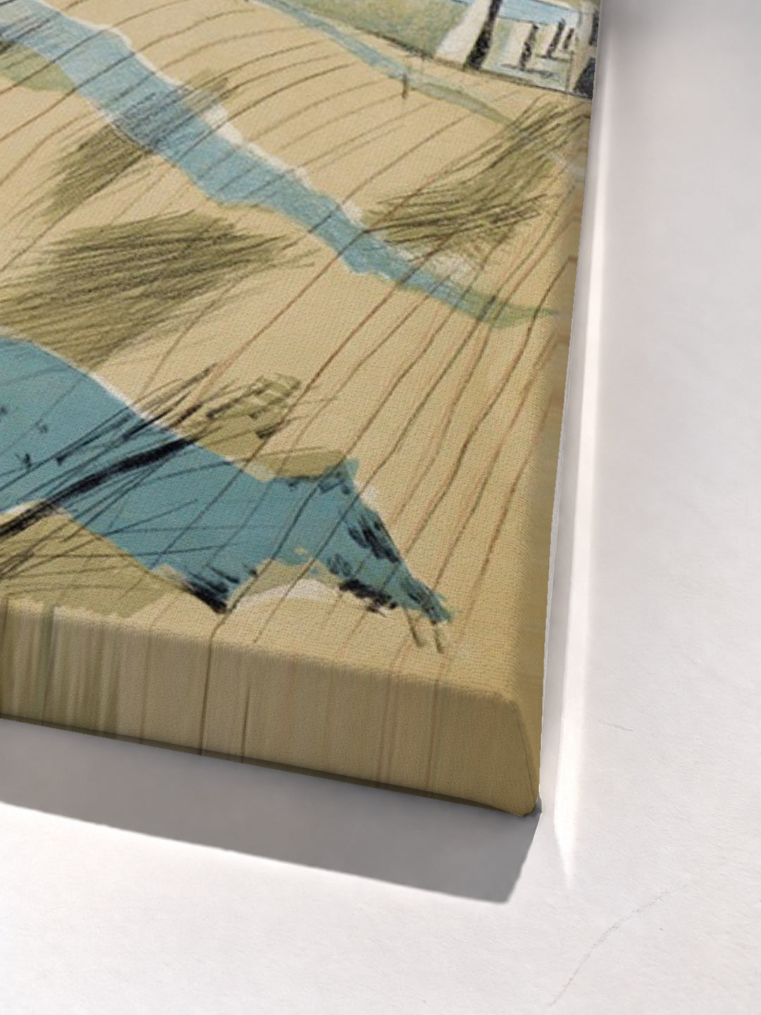 Avebury by Paul Nash stretched canvas corner detail
