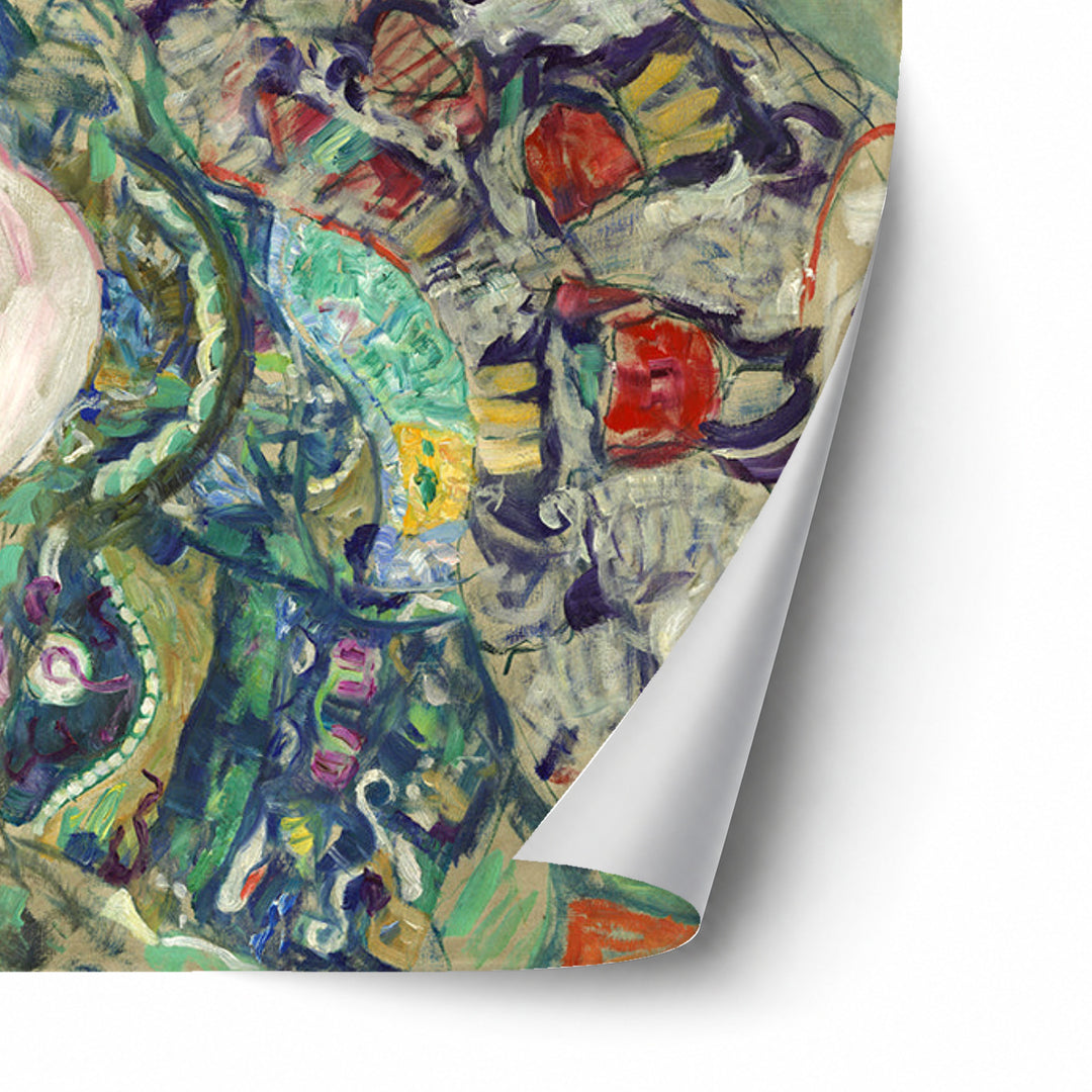Baby (Cradle) by Gustav Klimt unframed paper print corner detail