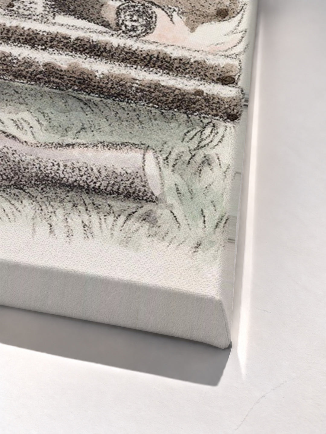 Design for Urne Buriall–Funeral Pyre (1932) by Paul Nash stretched canvas corner detail
