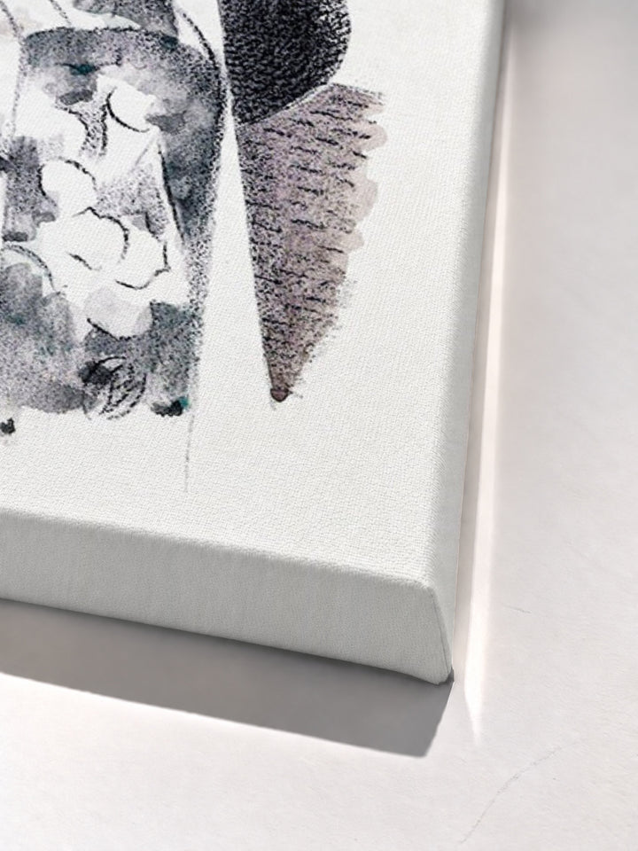 Design for Urne Buriall–Water Hath Proved the Smartest Grave by Paul Nash stretched canvas corner detail