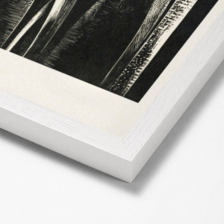 Design of arches, Coronilla by Paul Nash white stock paper frame corner detail