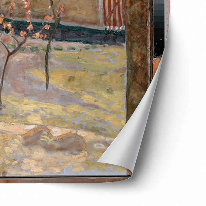 Early Spring. Little Fauns by Pierre Bonnard unframed paper print corner detail