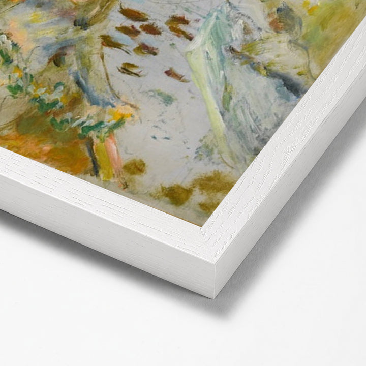 En Barque by Pierre Bonnard white stock paper frame corner detail