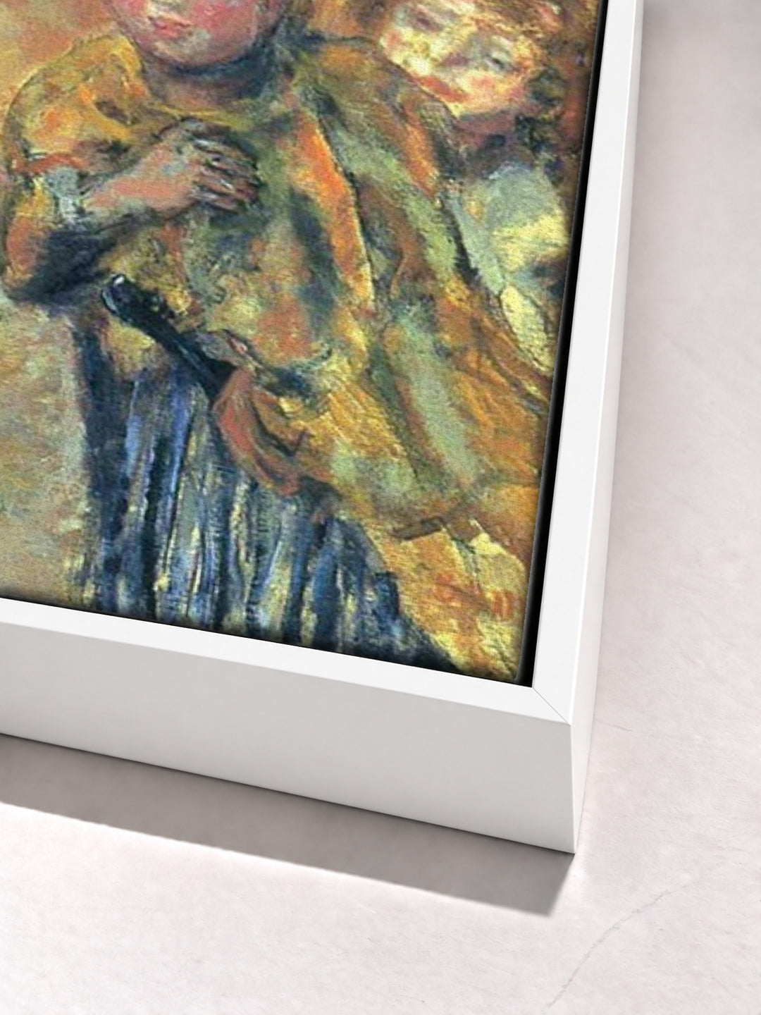 Evening In Paris by Pierre Bonnard white floater frame corner detail