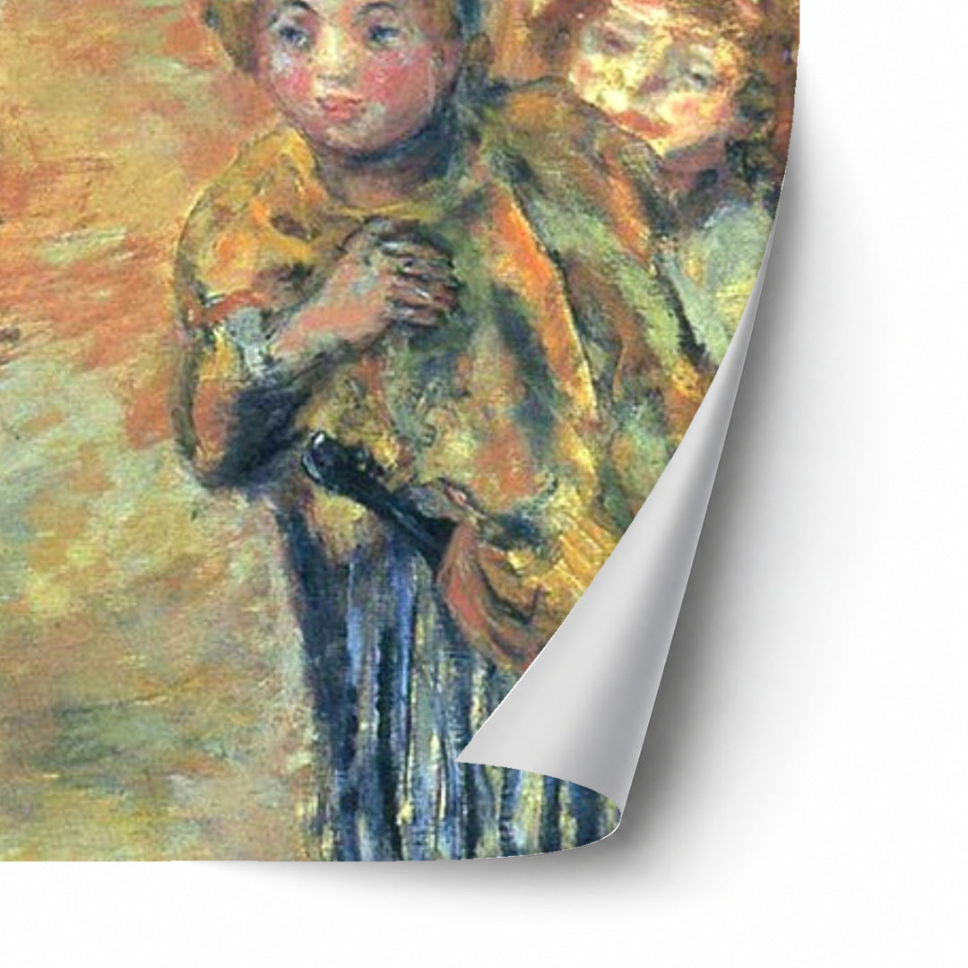 Evening In Paris by Pierre Bonnard unframed paper print corner detail
