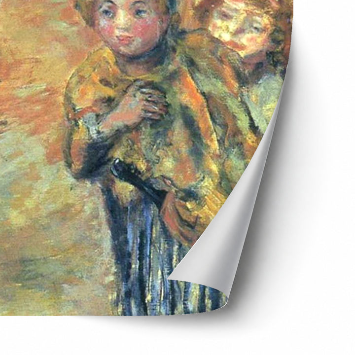 Evening In Paris by Pierre Bonnard unframed paper print corner detail
