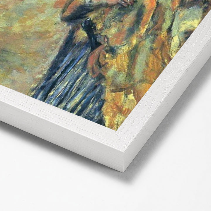 Evening In Paris by Pierre Bonnard white stock paper frame corner detail