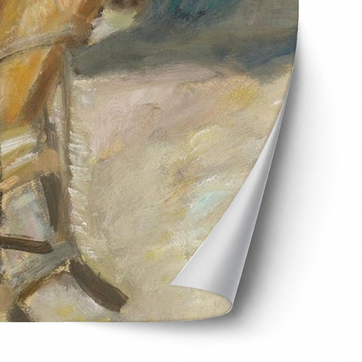 Femme Assise by Pierre Bonnard unframed paper print corner detail
