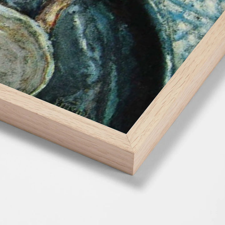Femme au Tub by Pierre Bonnard oak stock paper frame corner detail