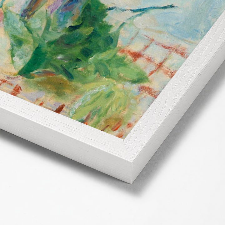 Fleurs Des Champs by Pierre Bonnard white stock paper frame corner detail