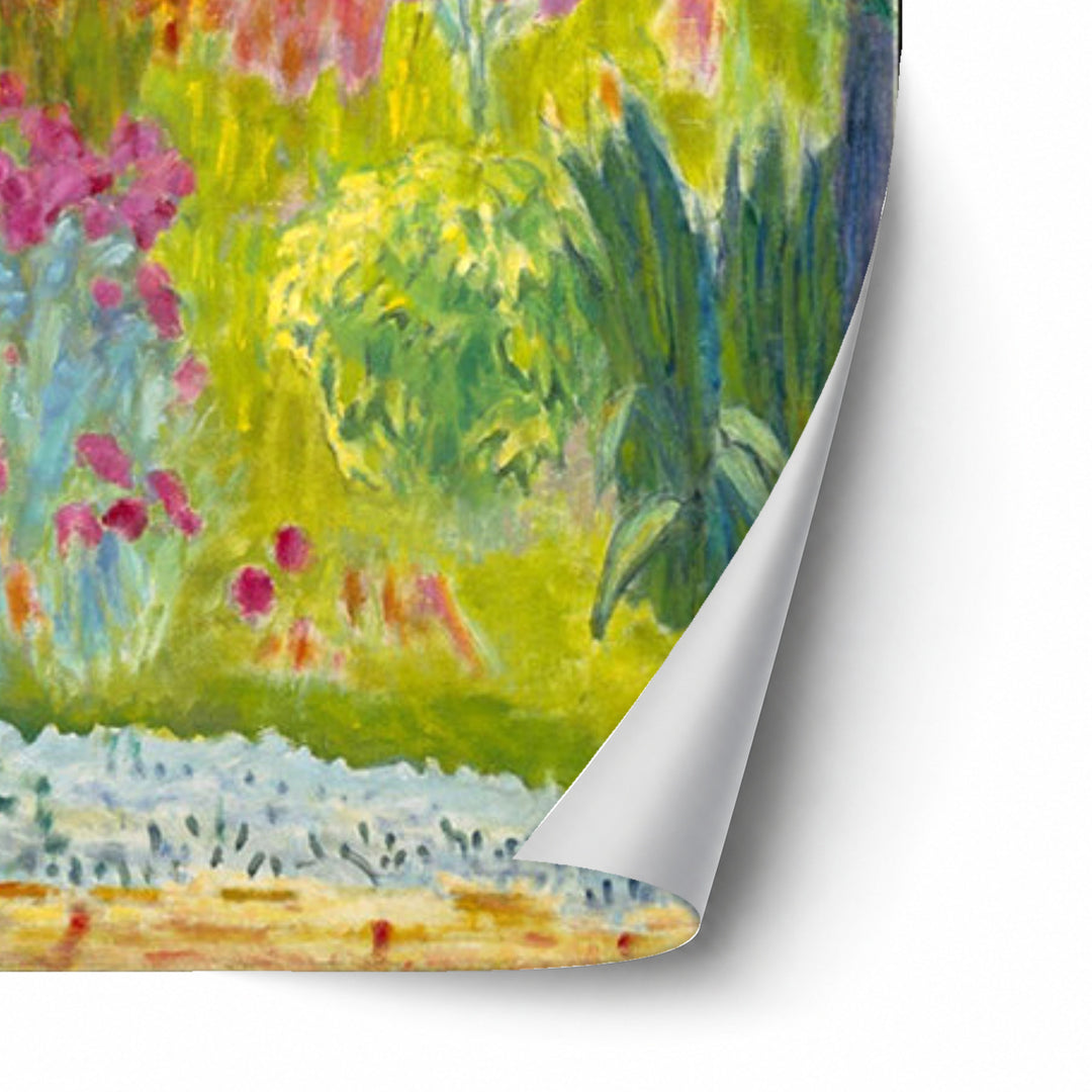 Garden Ca by Pierre Bonnard unframed paper print corner detail