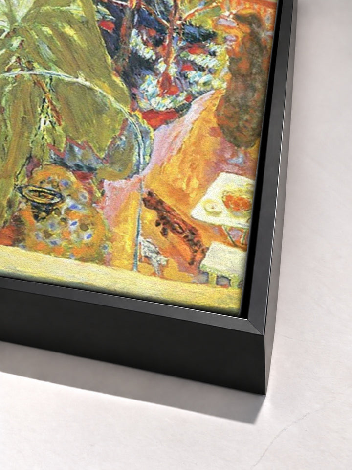 In Summer by Pierre Bonnard black floater frame corner detail
