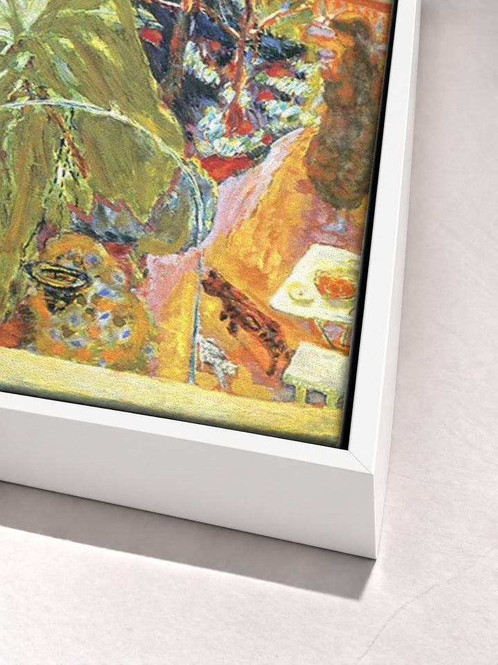 In Summer by Pierre Bonnard white floater frame corner detail