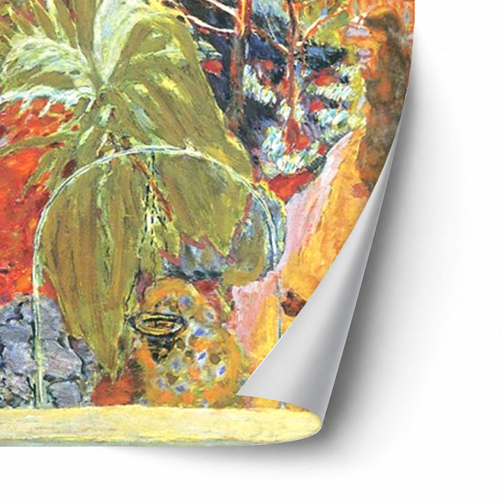 In Summer by Pierre Bonnard unframed paper print corner detail