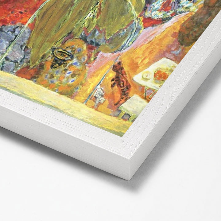 In Summer by Pierre Bonnard white stock paper frame corner detail