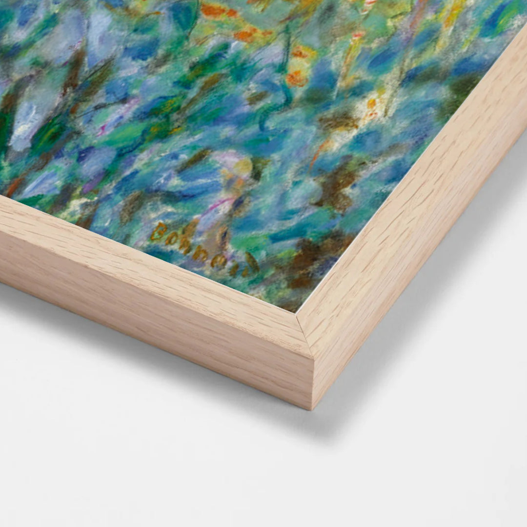 Jour Déclinant; Vernon, Le Soir by Pierre Bonnard oak stock paper frame corner detail