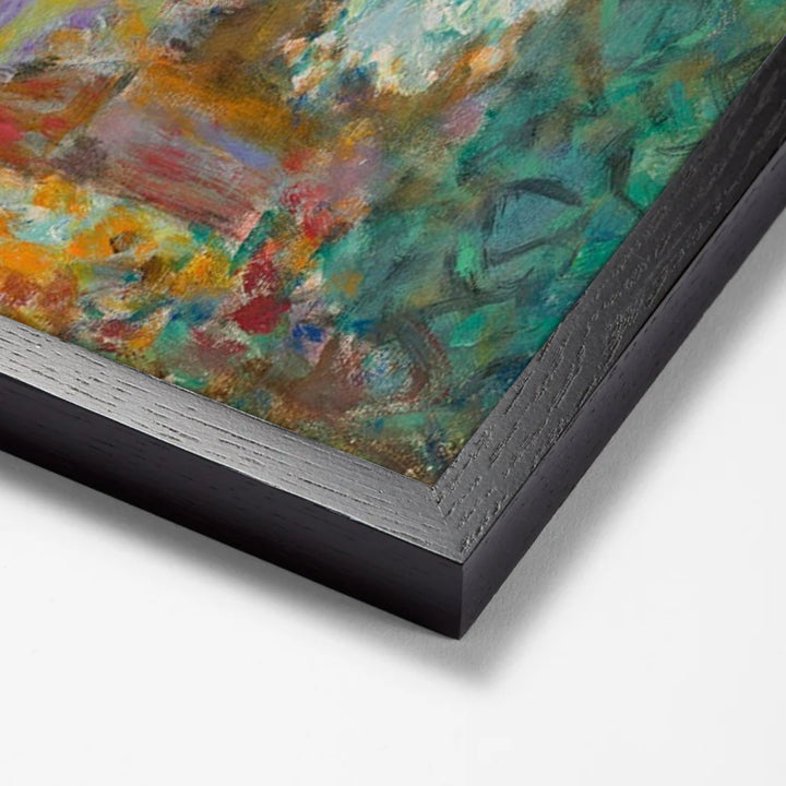 L'Amandier by Pierre Bonnard black stock paper frame corner detail