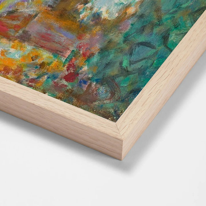 L'Amandier by Pierre Bonnard oak stock paper frame corner detail