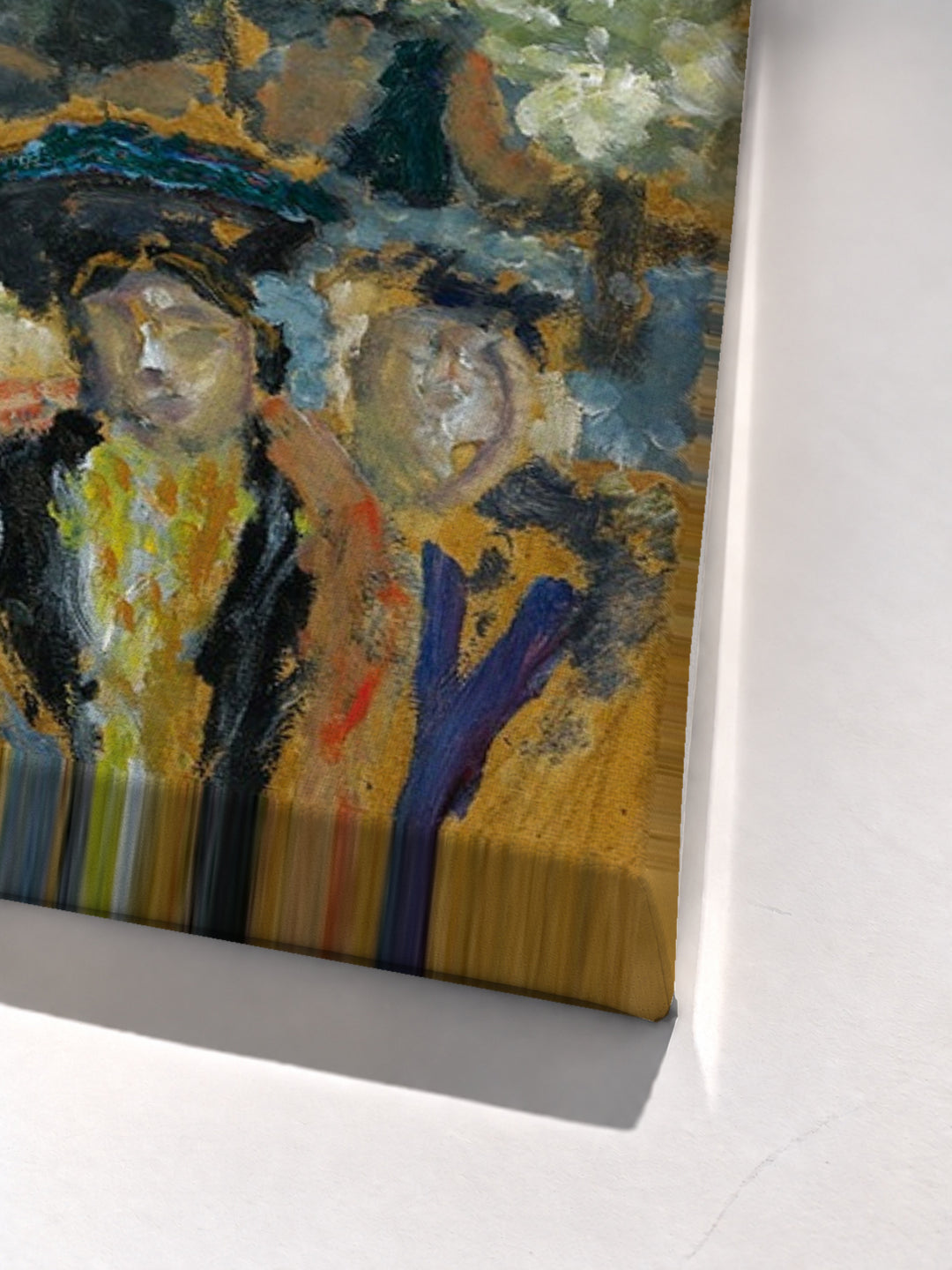 L'Arc De Triomphe by Pierre Bonnard stretched canvas corner detail