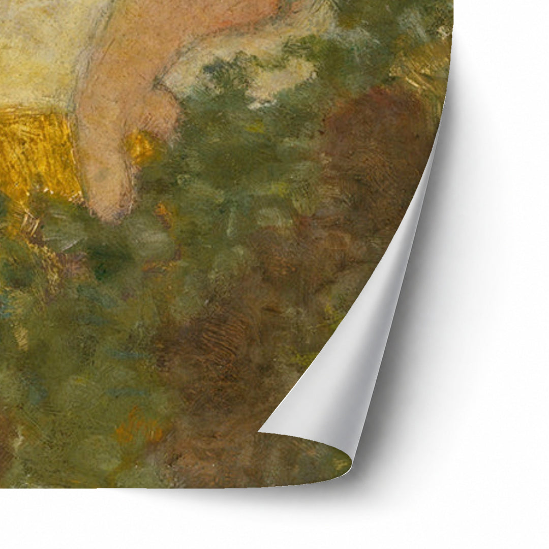La Baignade by Pierre Bonnard unframed paper print corner detail