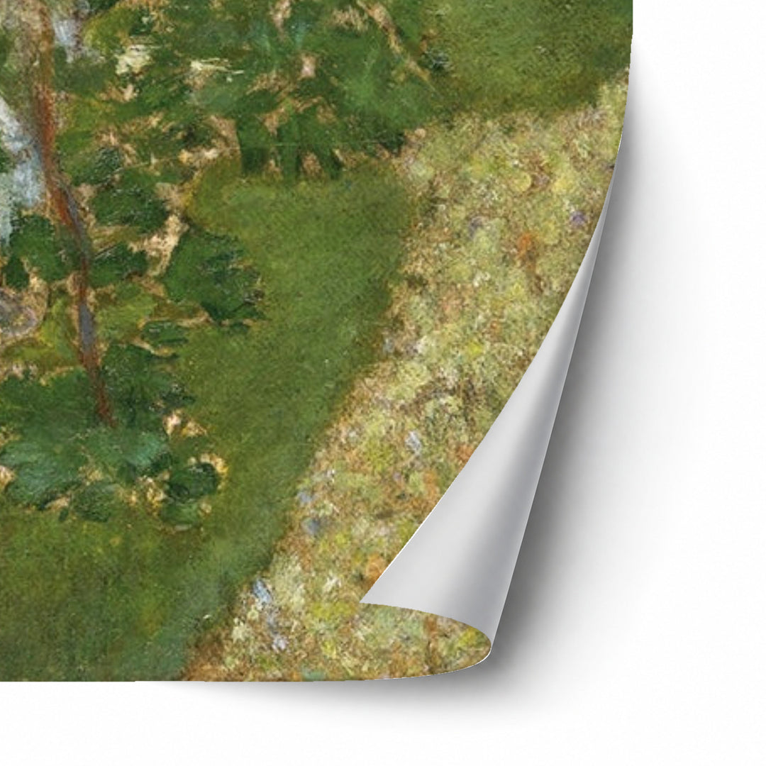 La Charmille by Pierre Bonnard unframed paper print corner detail